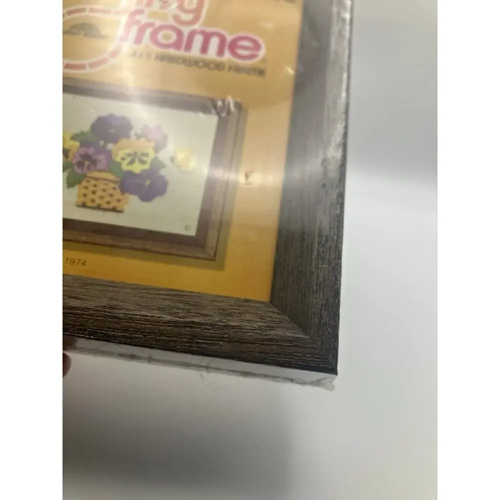 Sunset Designs 4x5 Hardwood Box Photo Frame Brown Square Jiffy Frame F-45